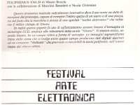 Camerico Festival D'Arte elettronica 1986.2 001 : Camerico Festival D'Arte elettronica 1986.2